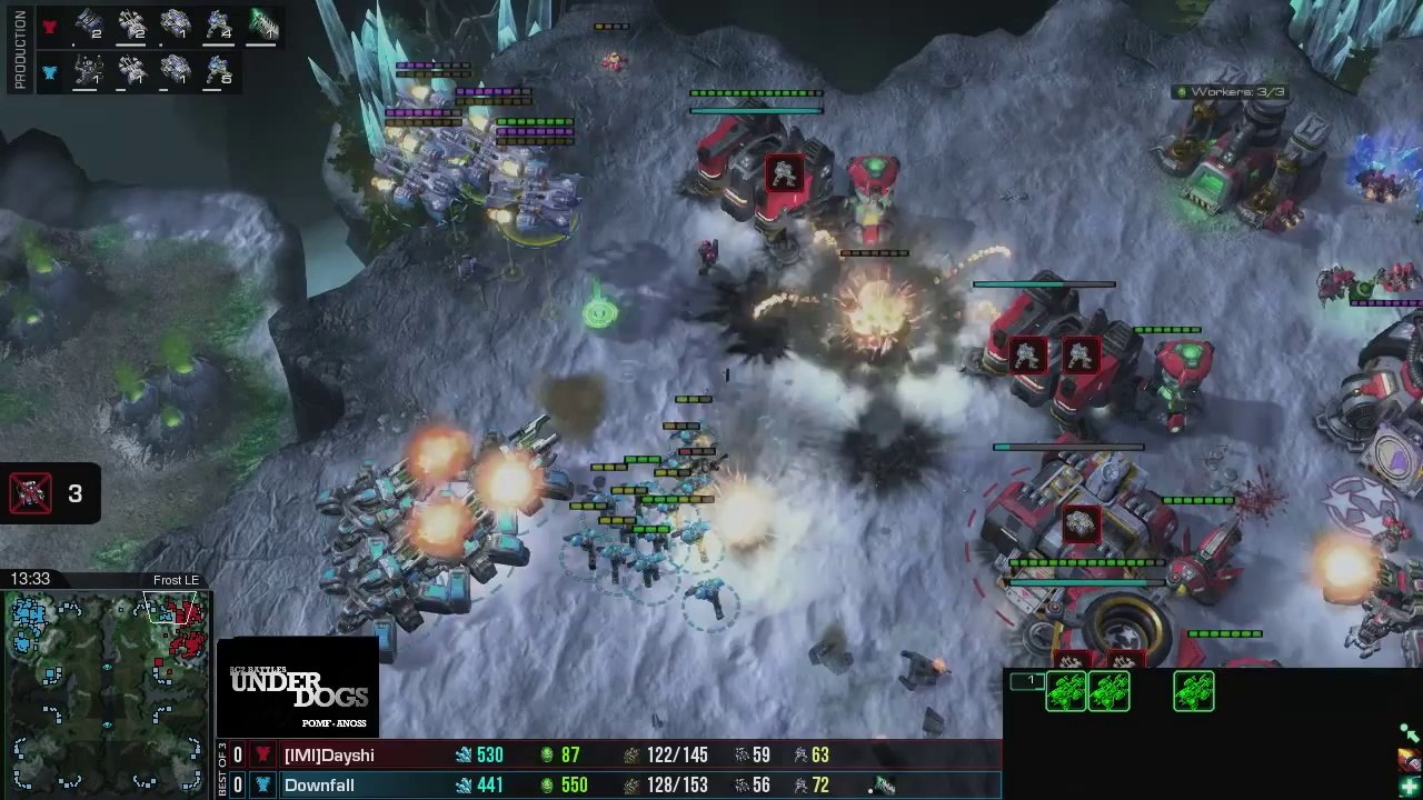 [S08E02] UnderDogs du 05/05/2014 - ¼ de finale - Downfall vs Dayshi - Map 1