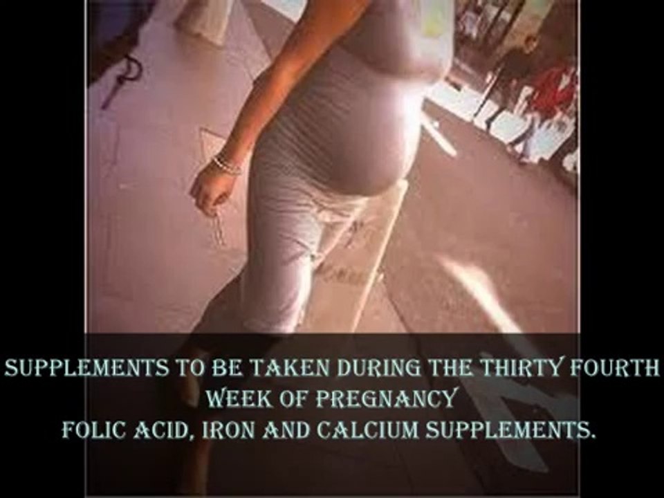 34 Weeks pregnant - fetal development