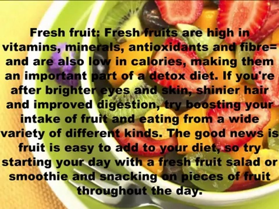 10 detox foods