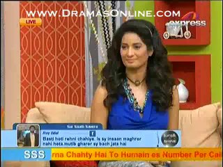 Guest Actress Kaif Ghaznavi sharing her best ever complement when a fan grabbed her in public with anger