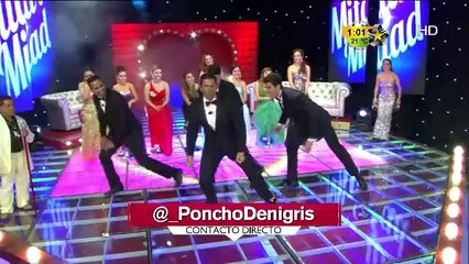 En Mitad y Mitad todos bailando
