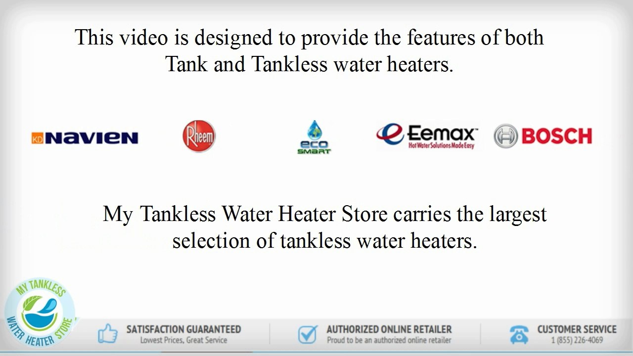 What to Choose Tank Or Tankless water heaters