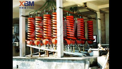 Spiral chute used in mining benificiation