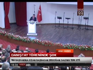 DANIŞTAY TÖRENİNDE ŞOK