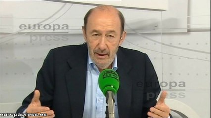 Rubalcaba rechaza tajantemente un gobierno de concentración
