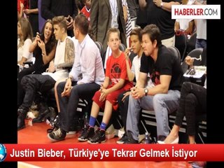 Justin Bıeber Türkiye'ye Tekrar Gelmek İstediğini Söyledi