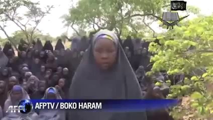 Boko Haram'ın kaçırdığı Nijeryalı kızlardan ilk görüntüler