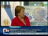 Agradece Chile a Argentina solidaridad por terremoto e incendio
