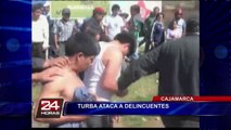 Cajamarca: delincuentes se salvaron de ser quemados por los pobladores