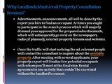 Why Landlords Must Avail Property Consultation Services?
