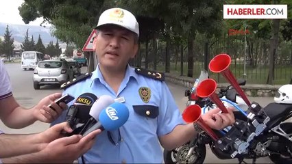 Kahramanmaraş'ta Gürültüye Yol Açan Araçlar Denetlendi