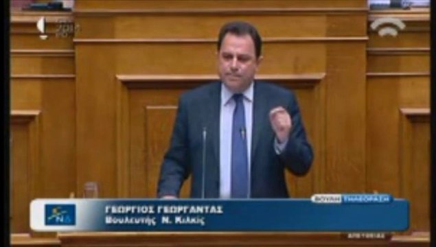 Ομιλία Γεωργαντά στη Βουλή για την ψήφιση του Μεσοπρόθεσμου (9-5-2014)