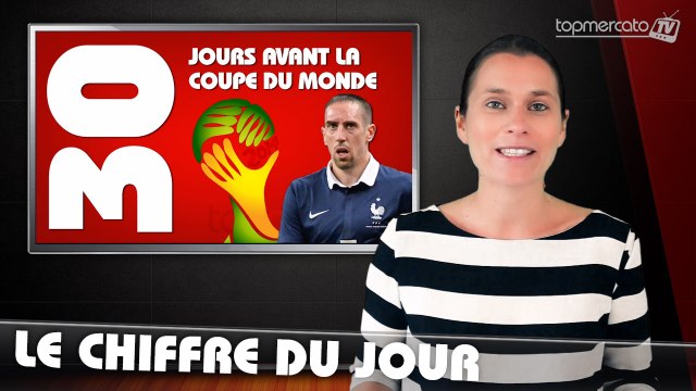 Le chiffre du jour : 30 jours avant la coupe du Monde au Brésil !