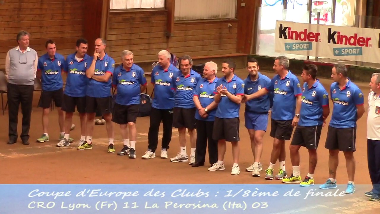 Présentation des équipes, CRO Lyon vs La Perosina, Huitième de finale aller, Coupe d'Europe 2014