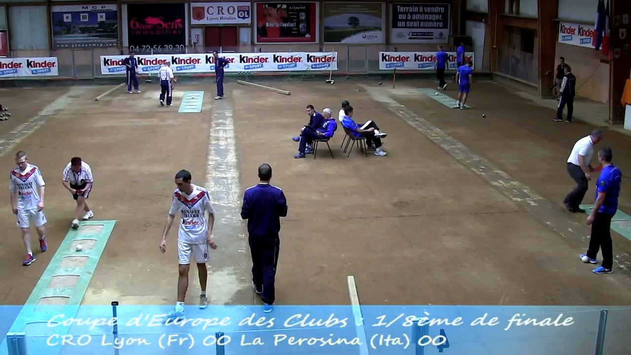 Tir rapide en double, CRO Lyon vs La Perosina, Huitième de finale aller, Coupe d'Europe 2014