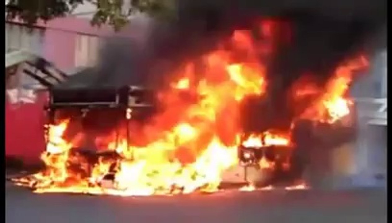 Incendie volontaire d'un bus dans les quartiers nord de Marseille