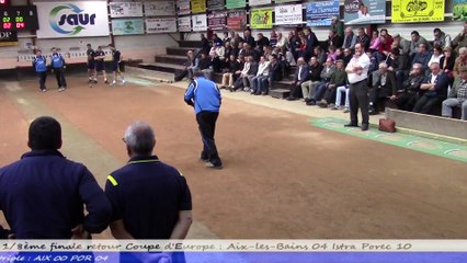 Quatrième tour, Aix-les-Bains vs Istra Porec, Huitième de finale retour, Coupe d'Europe 2014