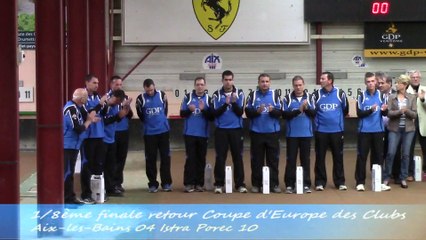 Présentation équipe, Aix-les-Bains vs Istra Porec, Huitième de finale retour, Coupe d'Europe 2014