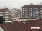 Démolition à l'explosif de 2 tours HLM à Limoges quartier Bastide
