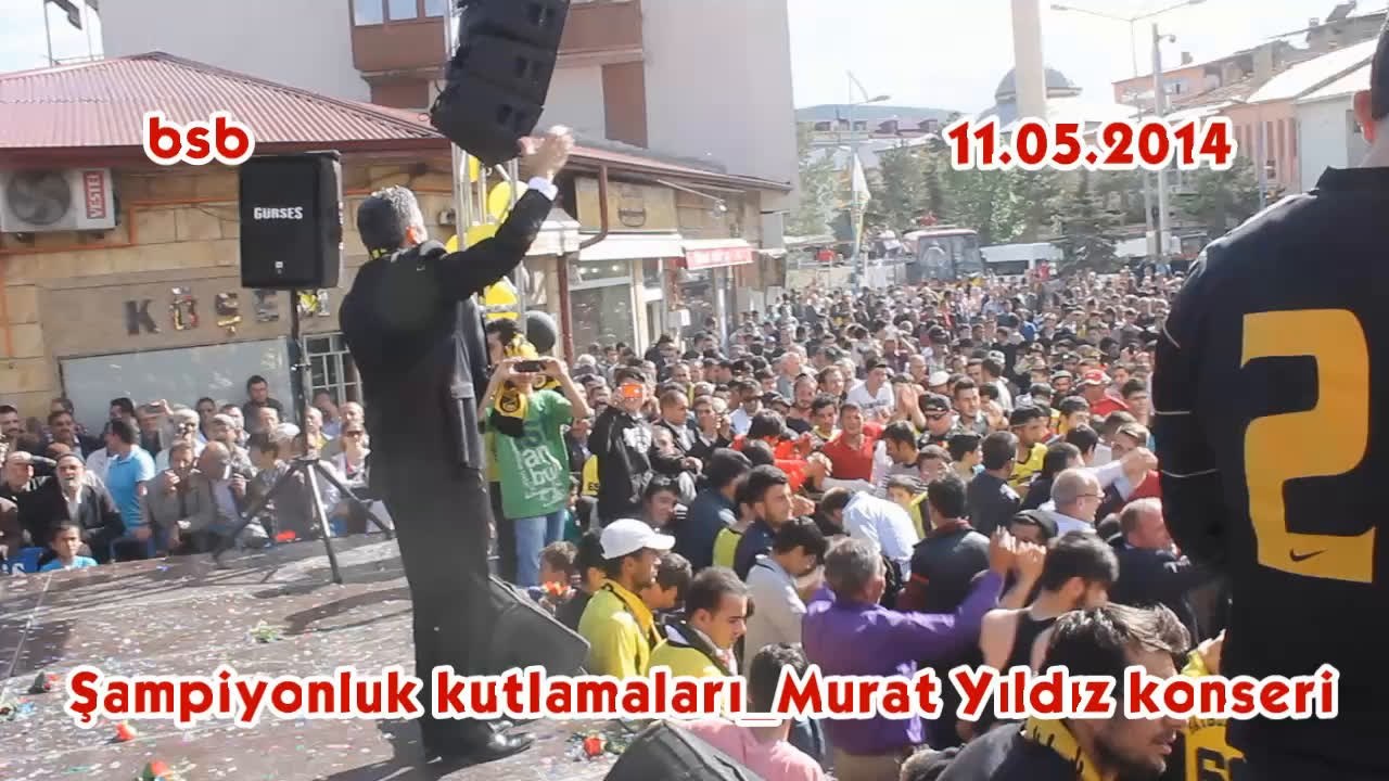 Şampiyonluk kutlamaları_ Murat Yıldız konseri