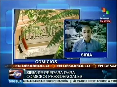 Bashar Al Assad afirma que busca la unidad de Siria con reelección