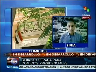 Bashar Al Assad afirma que busca la unidad de Siria con reelección