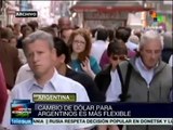 Estado argentino disminuye riesgo de devaluación al controlar divisas