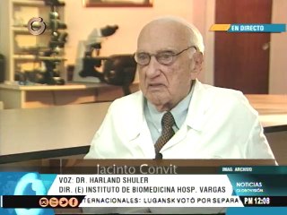 Doctor Shuler: El legado de Jacinto Convit debe continuar