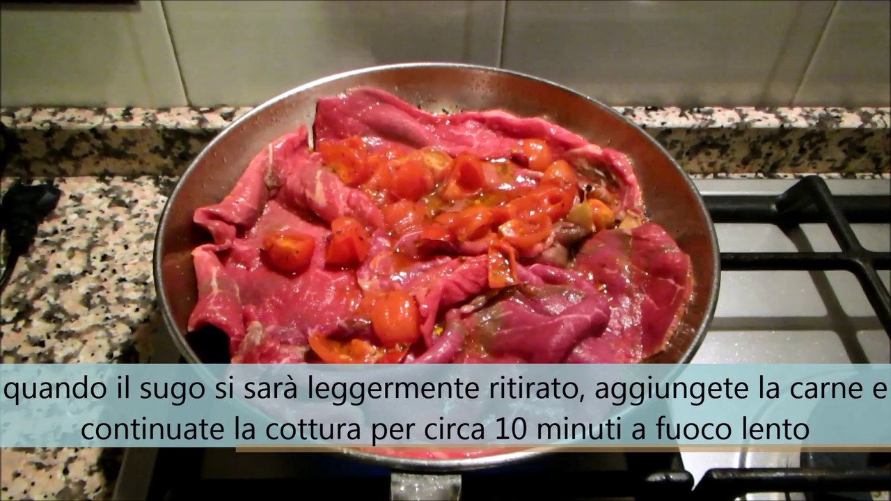 Carne alla pizzaiola (LA CUCINA DI STEFANIA)