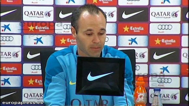 Iniesta espera ganar la final de la Liga