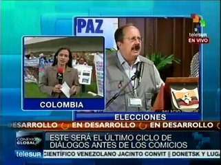 Ciclo de diálogo por la paz en Colombia último previo a presidenciales