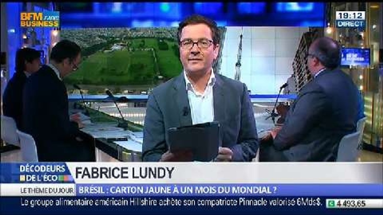 Brésil: faut-il adresser un carton jaune à un mois du Mondial ?, dans Les Décodeurs de l'éco - 12/05 1/5