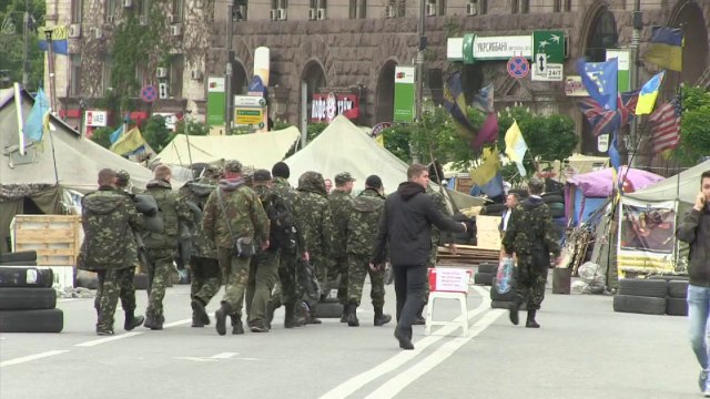 Maidan activists in Kiev react to referendum in eastern Ukraine