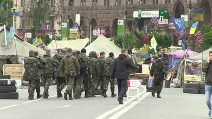Maidan activists in Kiev react to referendum in eastern Ukraine
