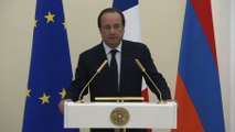 Allocution de François Hollande lors du dîner d’Etat offert par M. Serge SARKISSIAN