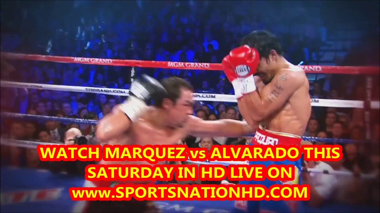 , Marquez vs Alvarado Live Stream video Dailymotion