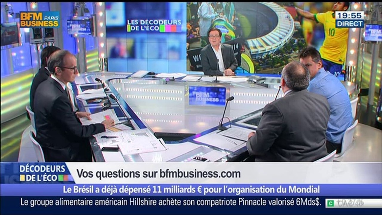 Brésil: faut-il adresser un carton jaune à un mois du Mondial ?, dans Les Décodeurs de l'éco - 12/05 3/5