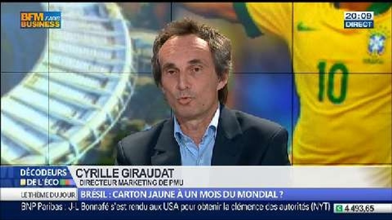 Brésil: faut-il adresser un carton jaune à un mois du Mondial ?, dans Les Décodeurs de l'éco - 12/05 4/5