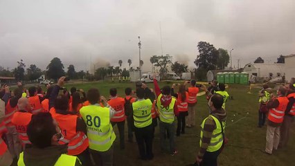 Implosión de los restos del Cilindro Municipal
