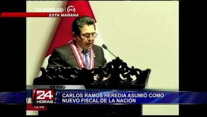 Carlos Ramos Heredia juramentó como nuevo Fiscal de la Nación