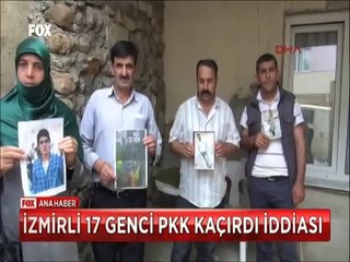 İzmirli 17 genci PKK Dağa kaçırdı iddiaları