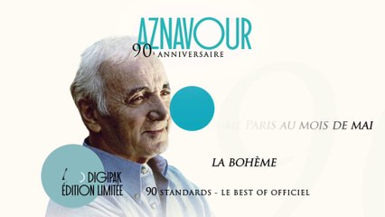 CHARLES AZNAVOUR ÉDITION SPÉCIALE -- 90e ANNIVERSAIRE TIRAGE LIMITÉ