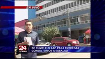 Local de EsSalud sigue en mantenimiento pese a que hoy debía ser entregado