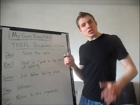 TOEFL & IELTS - Vocabulary - Kitchen