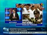 Cinco maestros panameños iniciaron huelga de hambre