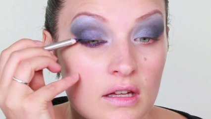 Blue Eyes into Mystique X-Men inspired Makeup