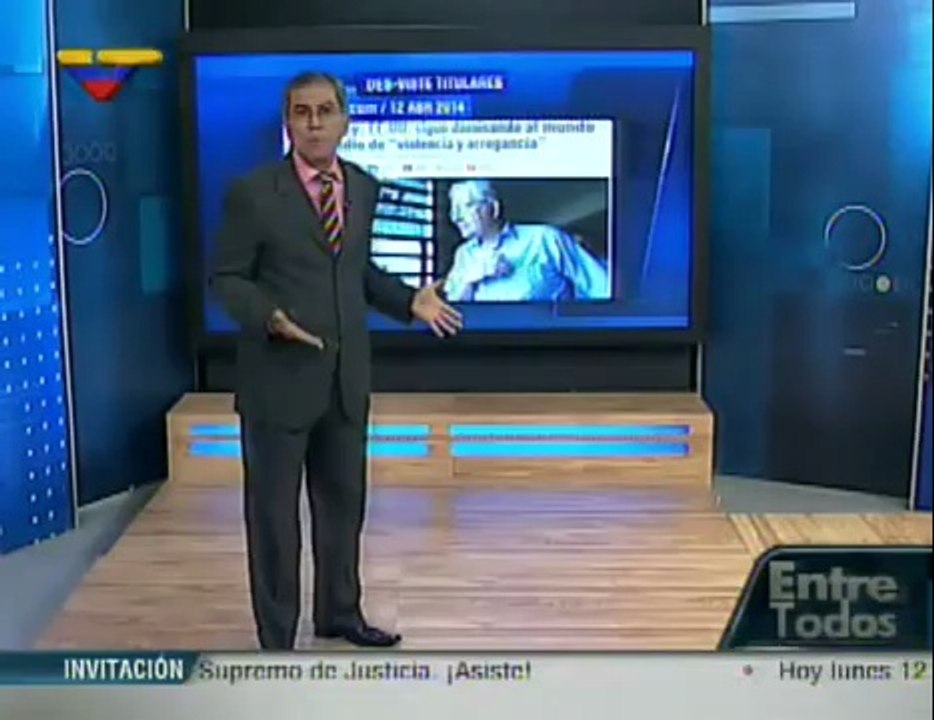 (Vídeo) Entre Todos con Luis Guillermo García del día 12.04.2014 (5/5)