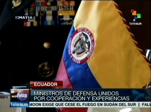 Se reunen ministros de Defensa de Ecuador, Colombia y Perú