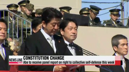Abe to receive panel report on right to collective self-defense reports