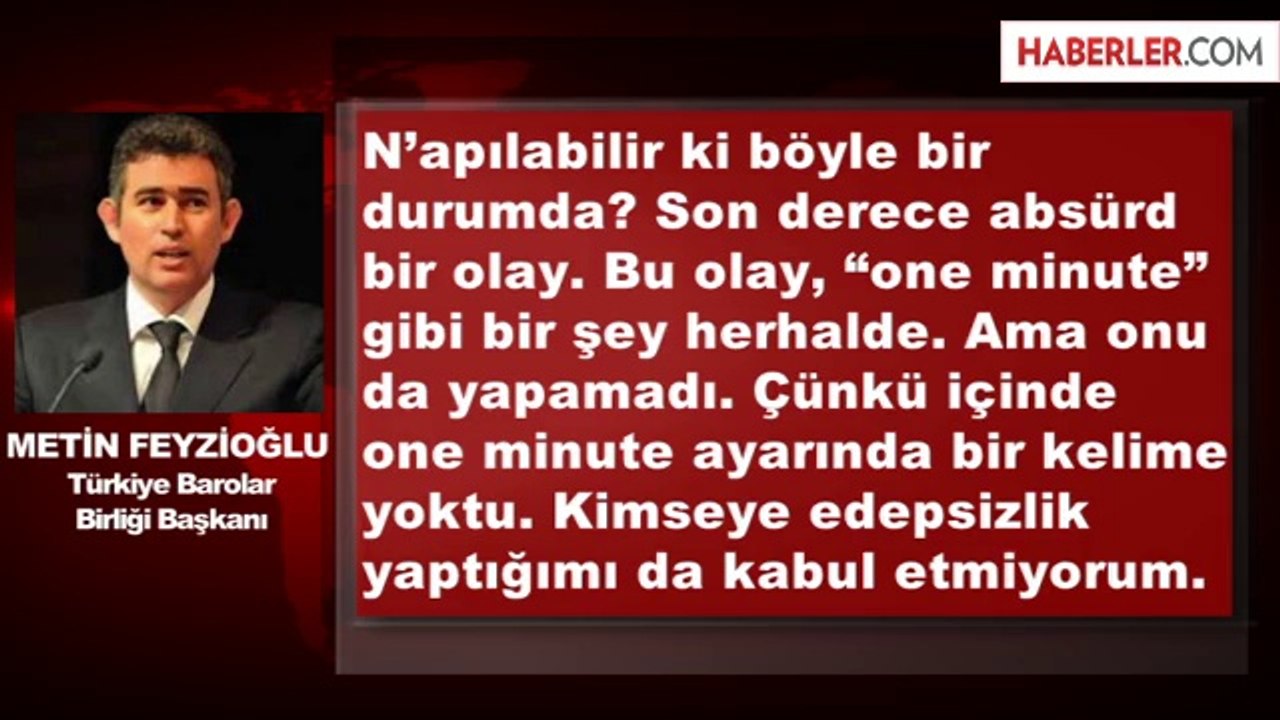 Metin Feyzioğlu: Başbakan'dan Korkmuyorum